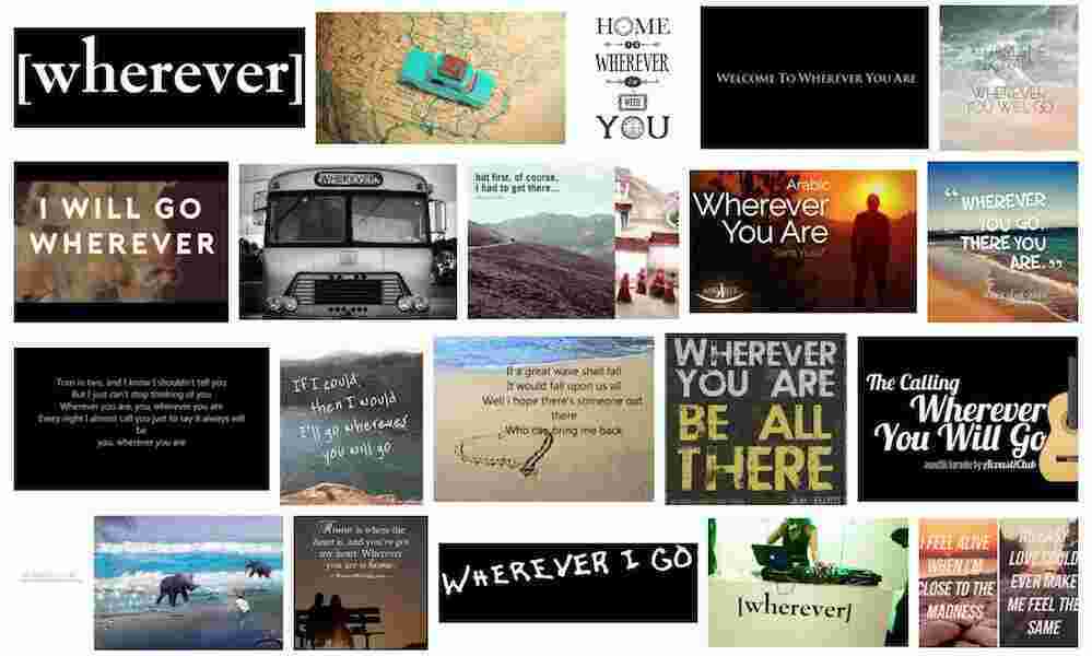 Wherever Meaning and Definition