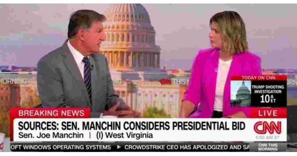 Sen. Manchin calls for competitive Democratic nomination process: 'I want the middle to have a voice' 