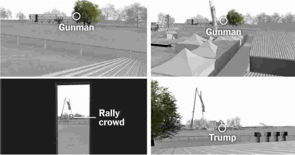 How the Trump Rally Gunman Had an Edge Over the Countersnipers 