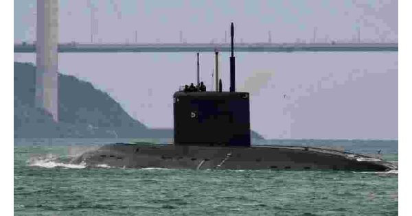Russian submarine sunk in Crimean port, Ukraine claims