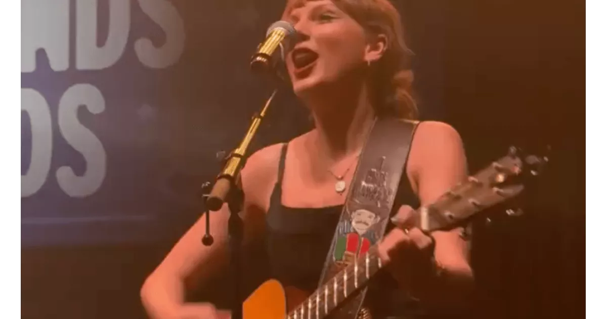 Taylor Swift made her first live appearance since the Eras Tour by performing 