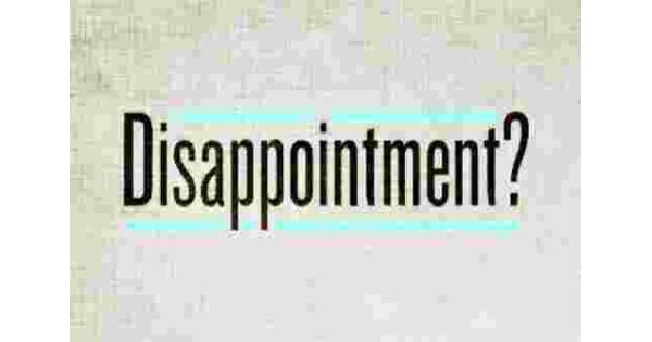 Disappointment Meaning and Definition