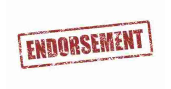 Endorsement Meaning and Definition