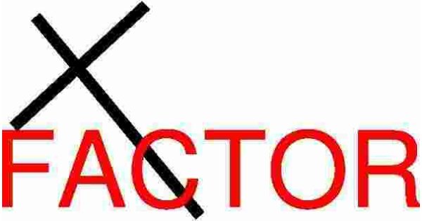 Factor Meaning and Definition