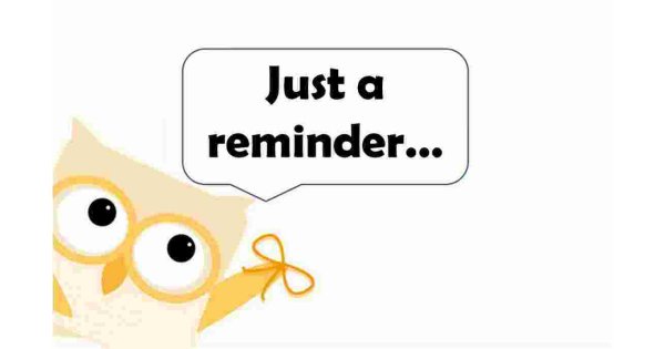 Reminder Meaning and Definition