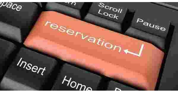 Reservation Meaning and Definition