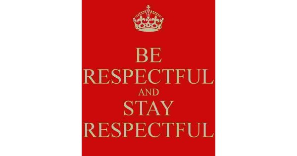 Respectful Meaning and Definition