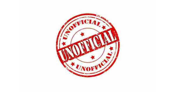 Unofficial Meaning and Definition