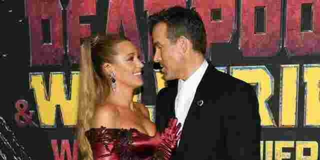 Ryan Reynolds' Jaw Literally Dropped Seeing Blake Lively's Red Catsuit Last Night