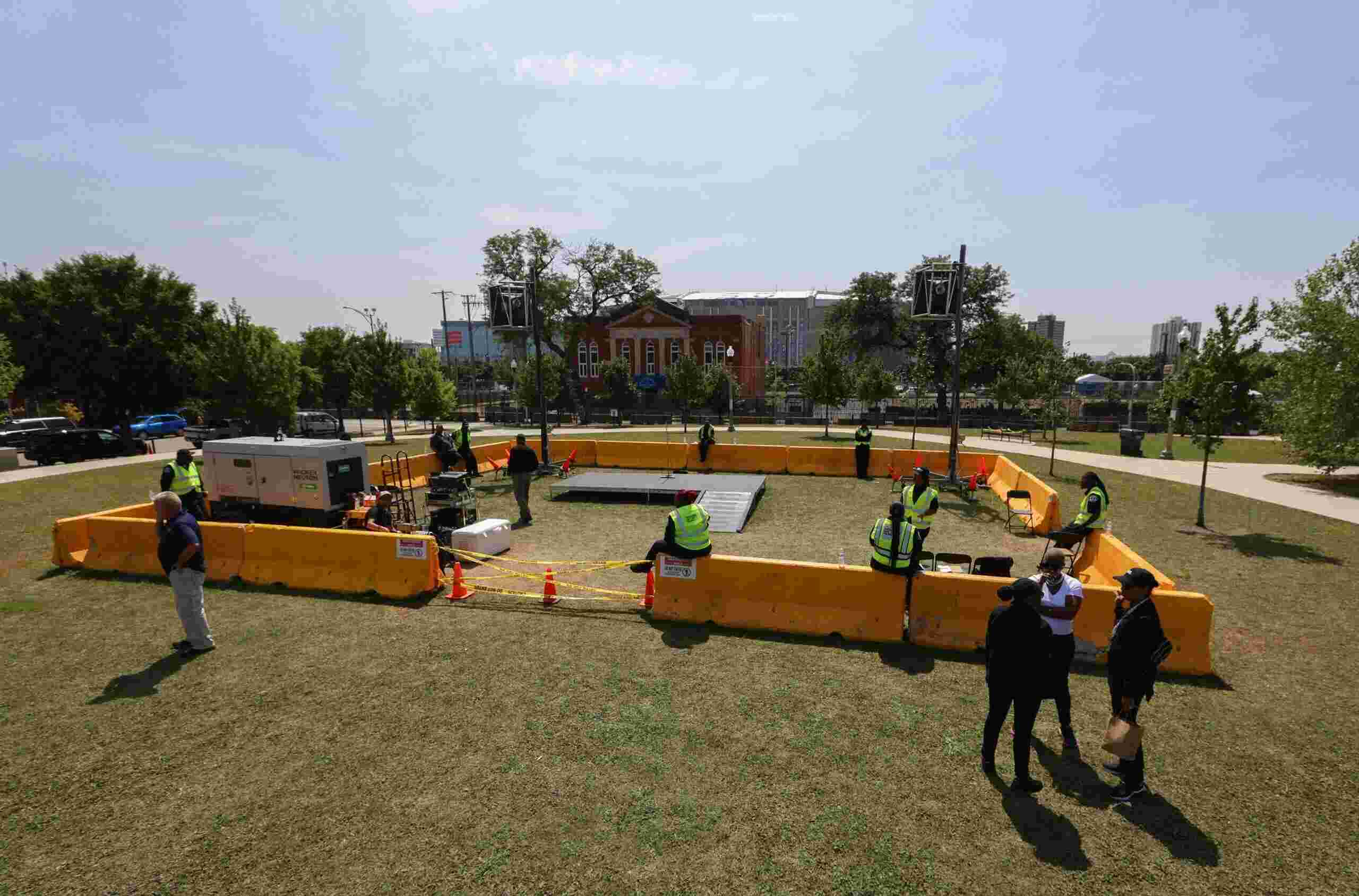 The Protest Park Nobody Asked For, And Few Were Drawn To, During The DNC