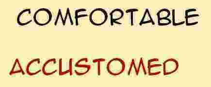 Accustomed Meaning and Definition