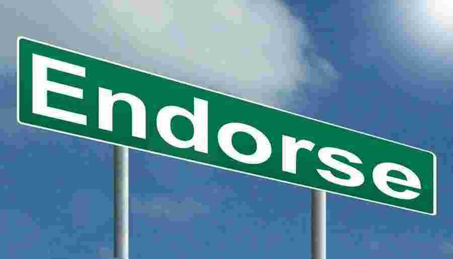 Endorse Meaning and Definition