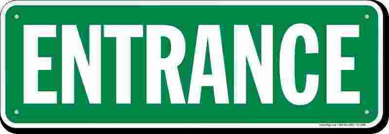 Entrance Meaning and Definition