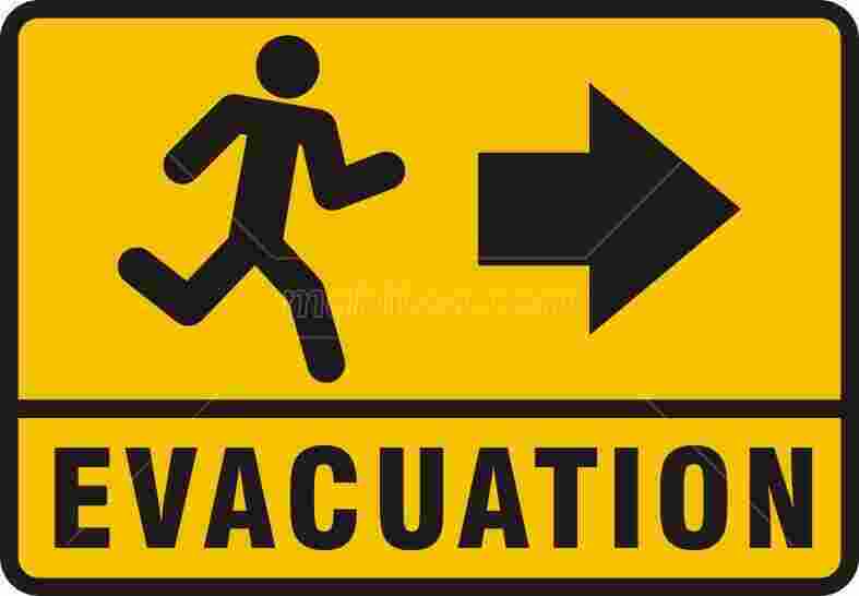 Evacuation Meaning and Definition