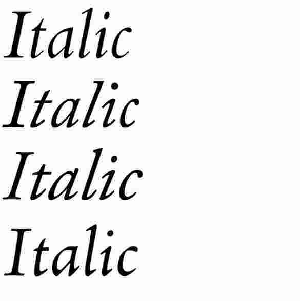 Italic Meaning and Definition