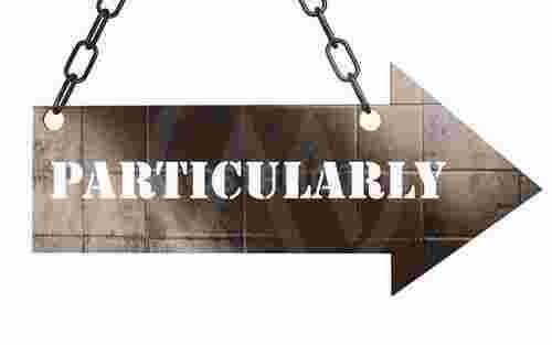 Particularly Meaning and Definition