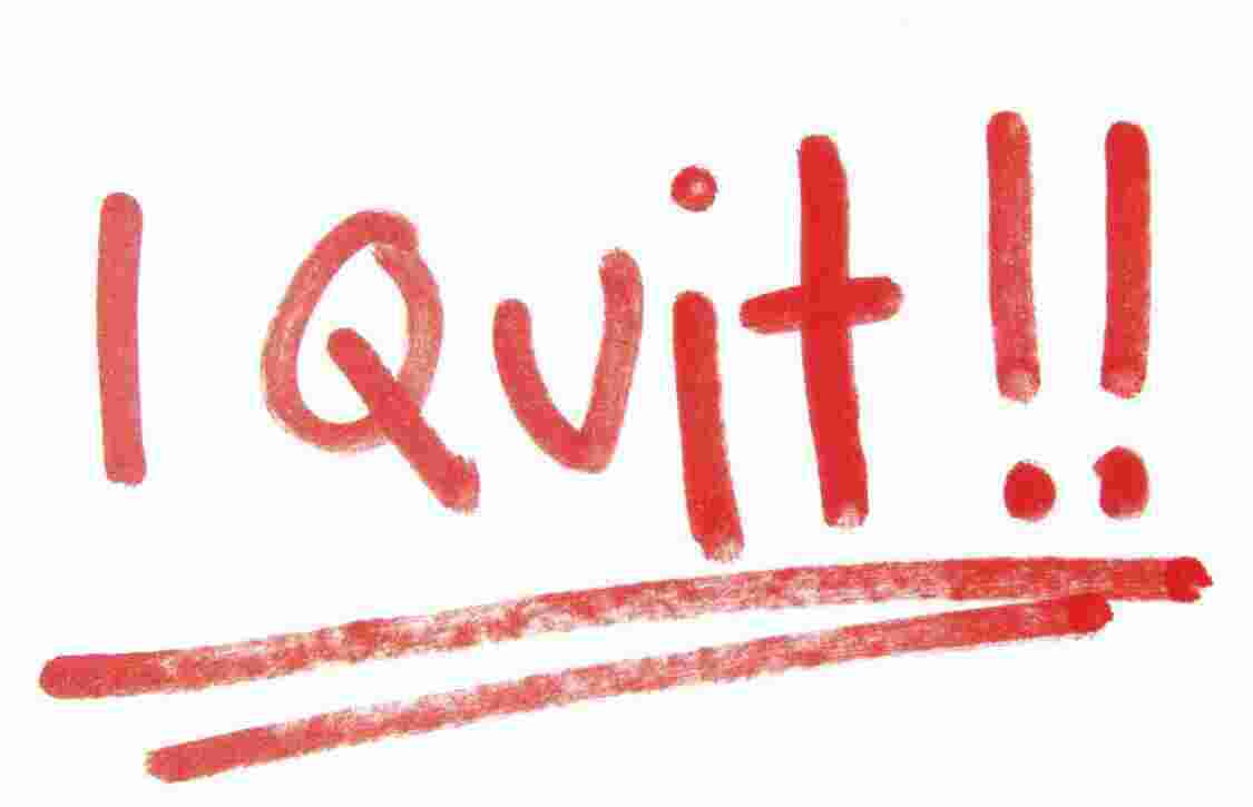 Quit Meaning and Definition