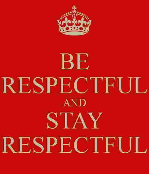 Respectful Meaning and Definition