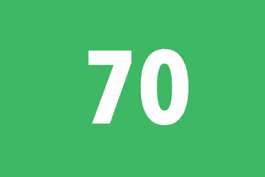 Seventy Meaning and Definition