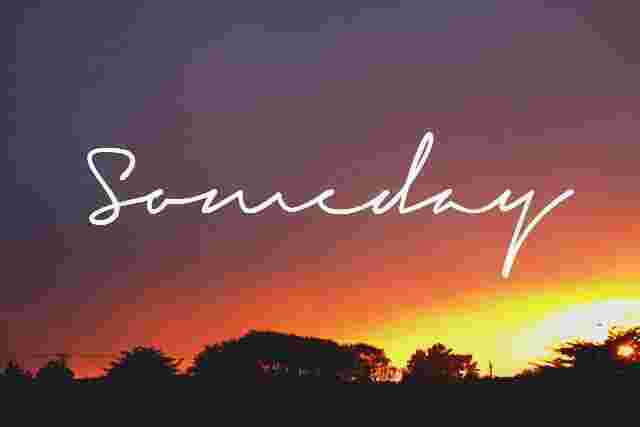 Someday Meaning and Definition