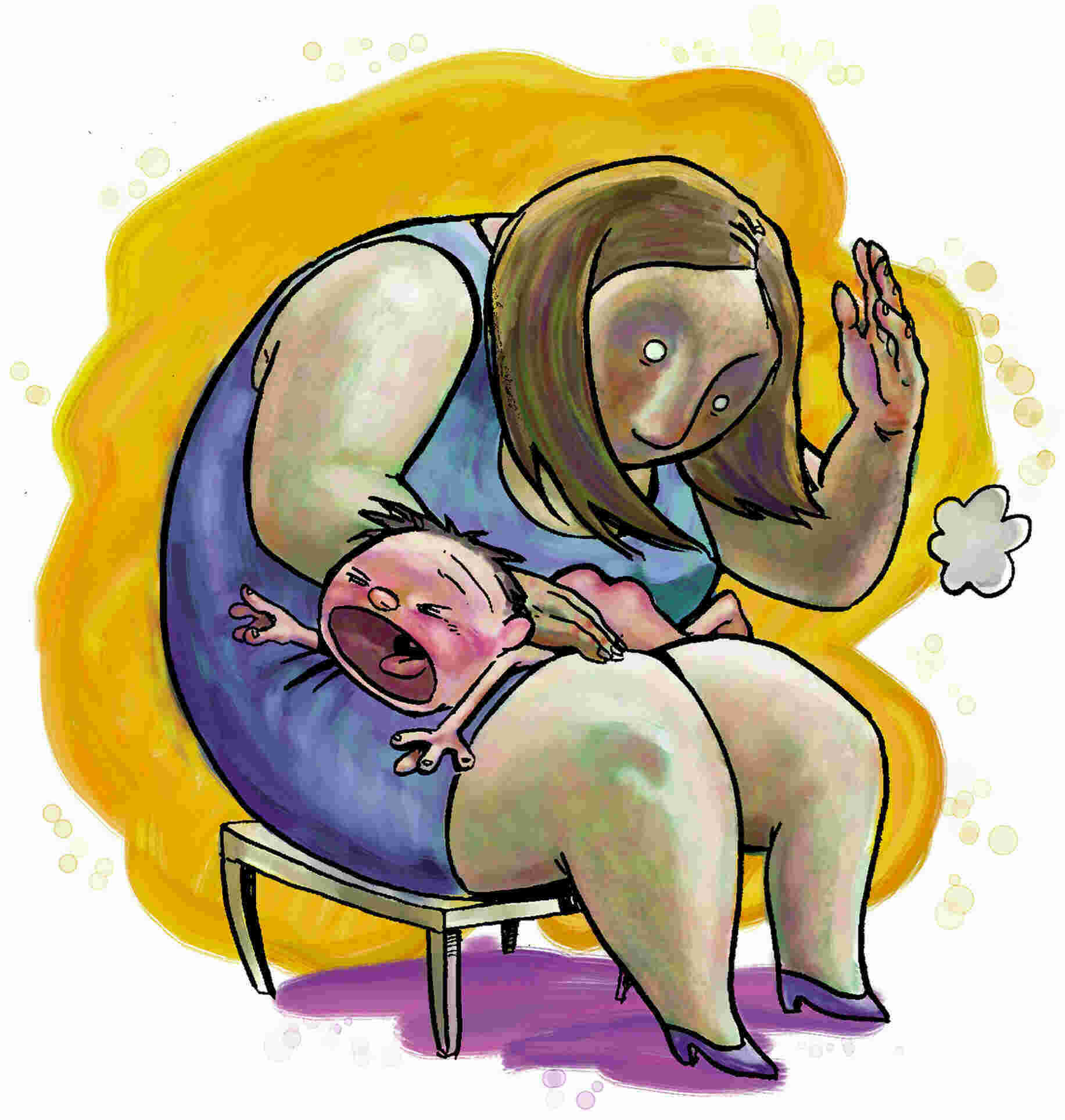 Spanking Meaning and Definition