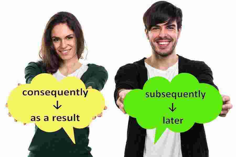 Subsequently Meaning and Definition