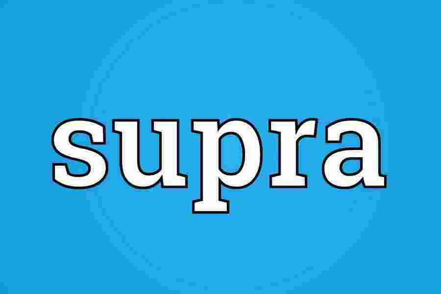 Supra Meaning and Definition