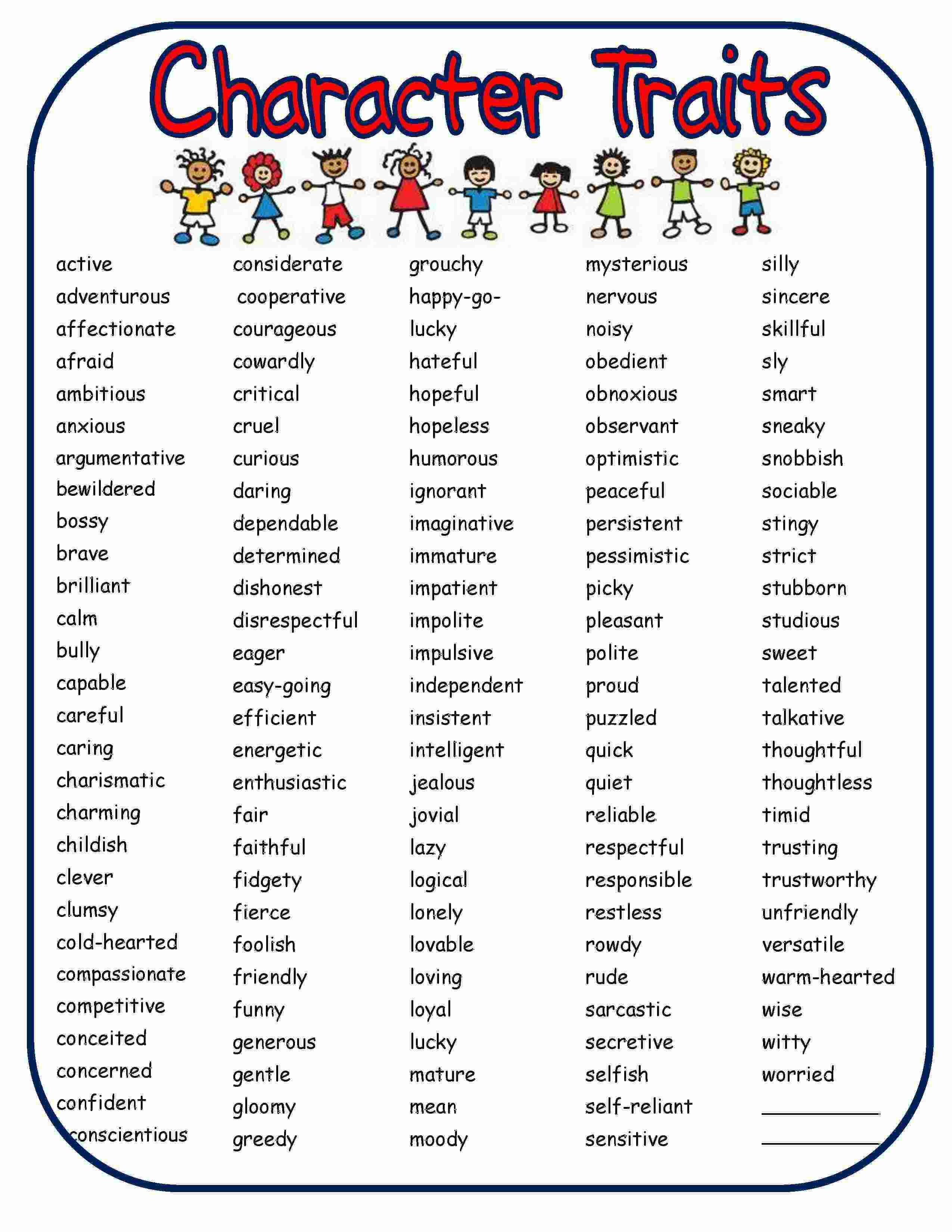 Traits Meaning and Definition