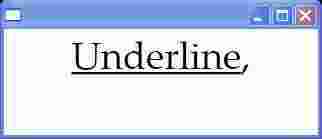 Underline Meaning and Definition