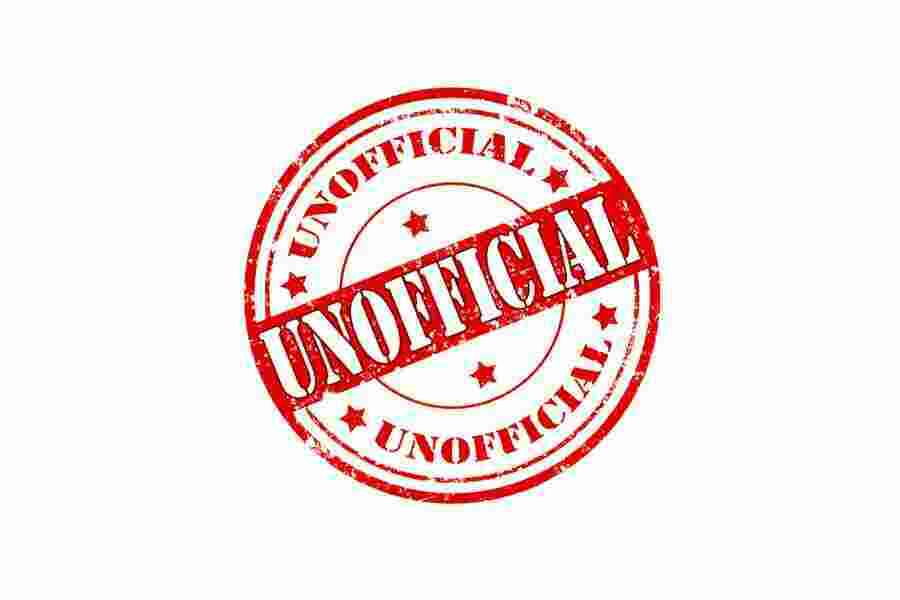 Unofficial Meaning and Definition