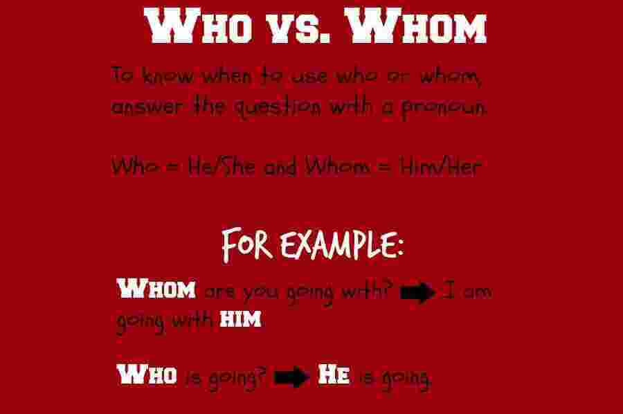 Whom Meaning and Definition