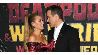 Ryan Reynolds' Jaw Literally Dropped Seeing Blake Lively's Red Catsuit Last Night 