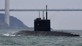 Russian submarine sunk in Crimean port, Ukraine claims