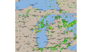 Saturday morning weather update: A look at the rain shower pattern expected