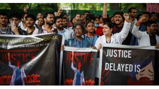 Indian medics refuse to end protests over doctor's rape and murder