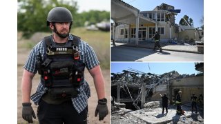 Russian missile strike on hotel in eastern Ukraine kills British safety advisor embedded with journalists