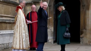 King Charles attends Easter church service in most significant public appearance since cancer diagnosis 