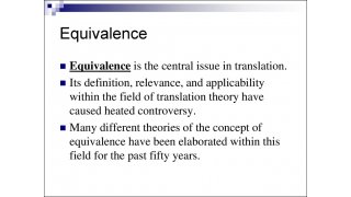 Equivalence Meaning and Definition