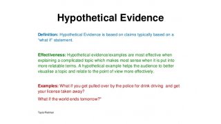 Hypothetical Meaning and Definition