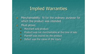 Merchantability Meaning and Definition