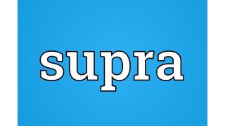 Supra Meaning and Definition