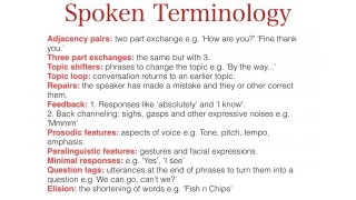 Terminology Meaning and Definition