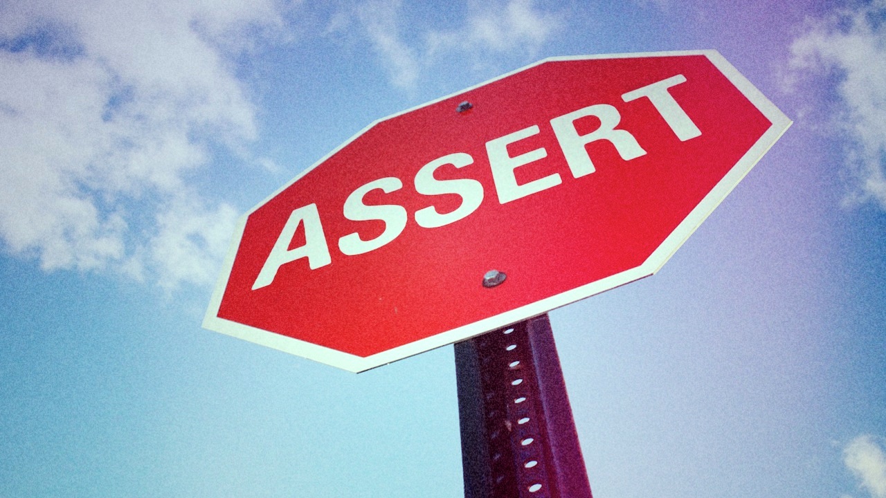 Assert Meaning and Definition