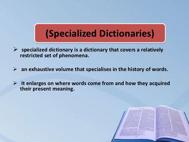 Specialized Meaning and Definition