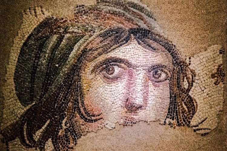 Missing pieces of the Gypsy Girl Mosaic in the United States was sent to Turkey